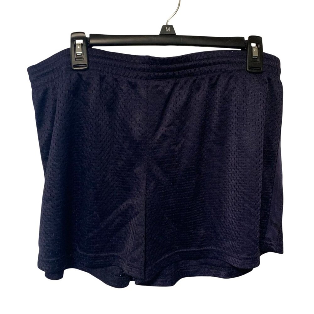 FINL365 Finish Line Vintage Y2K Mens Size Large Navy Blue Mesh Sport Shorts shor
